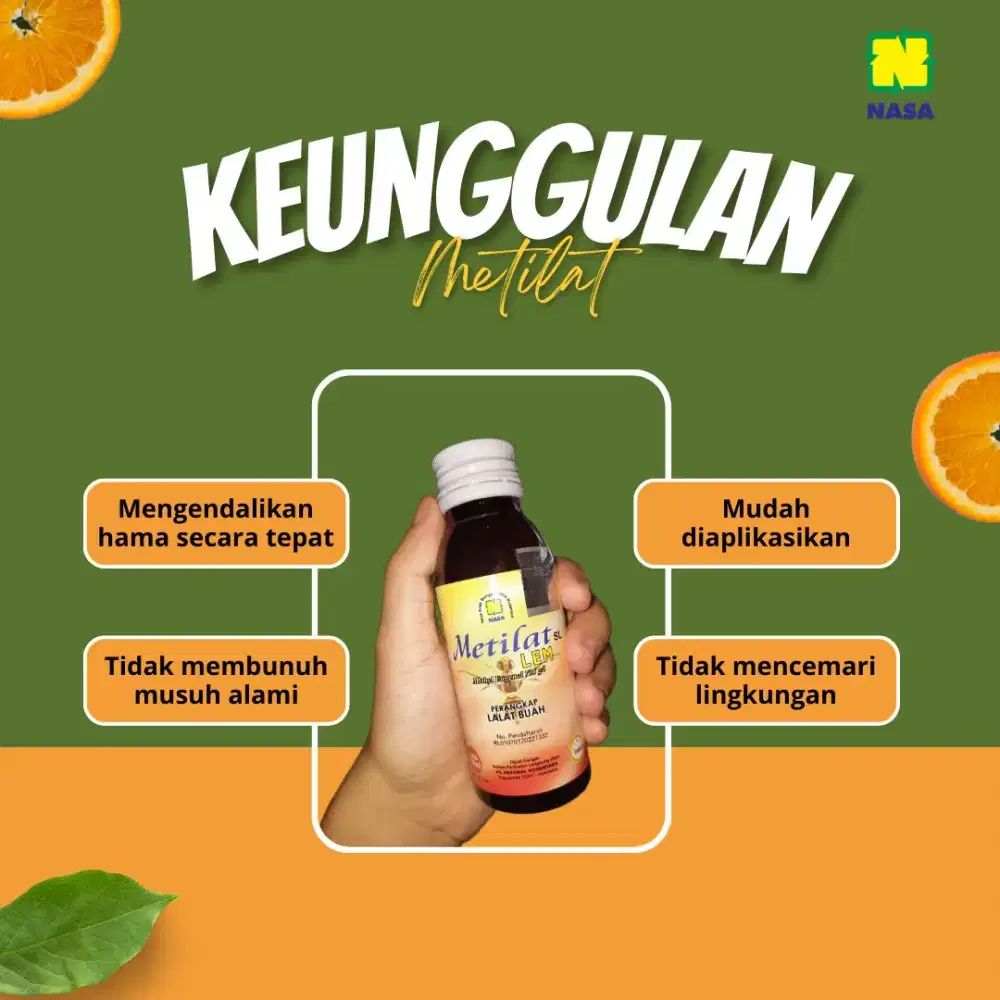 Lem metilat perangkap lalat buah NASA