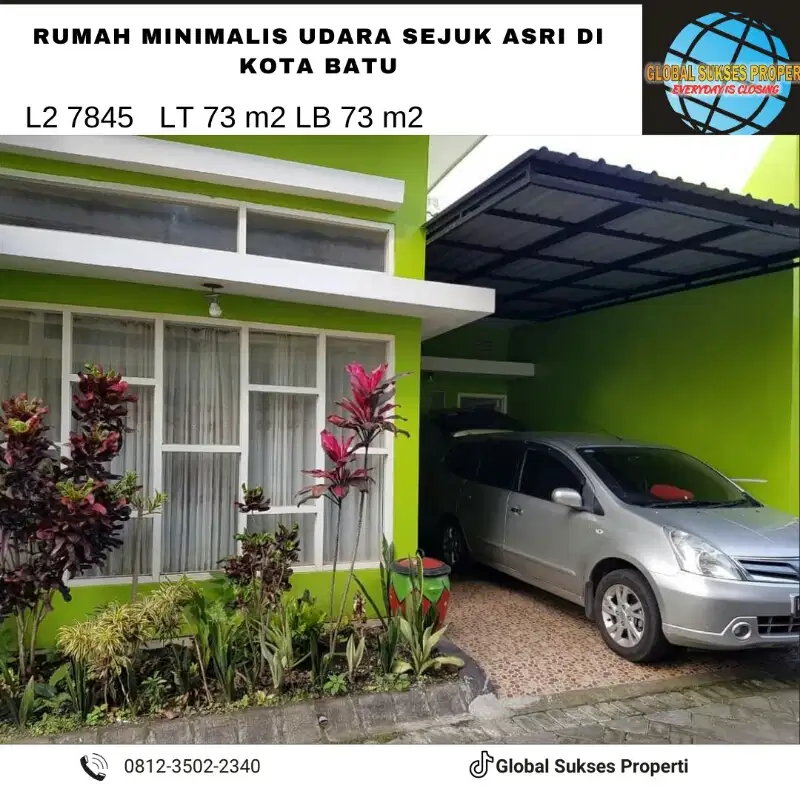 RUMAH BAGUS HARGA BAGUS DI JALAN SAMADI PUSAT KOTA BATU.