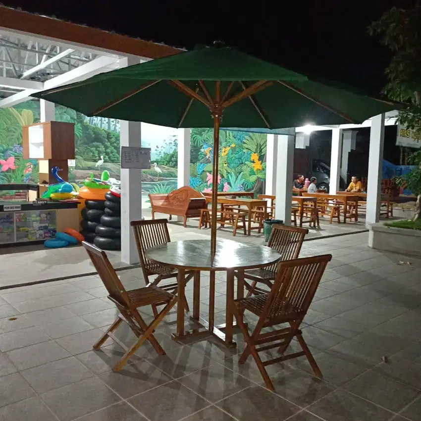 tenda murah,meja makan bulat,payung jati,kursi cafe,kursi santai