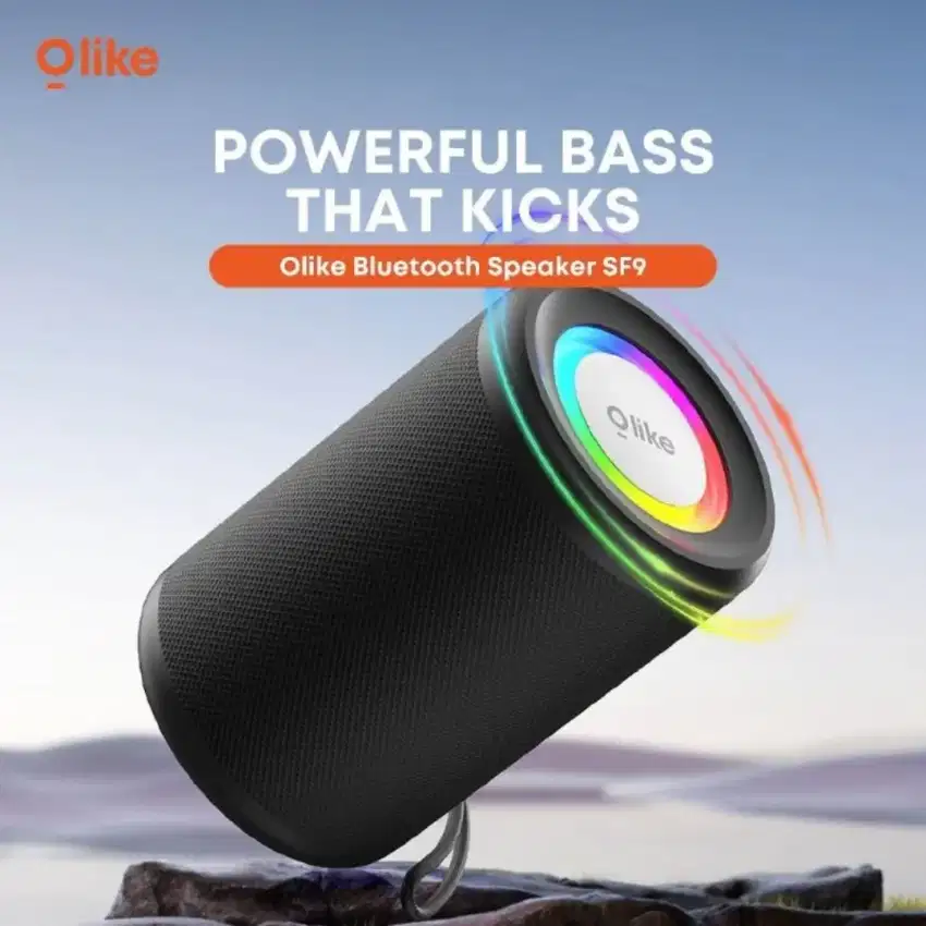 OLIKE SF9 Speaker Bluetooth LED Light Bass Max Waterproof IPX4