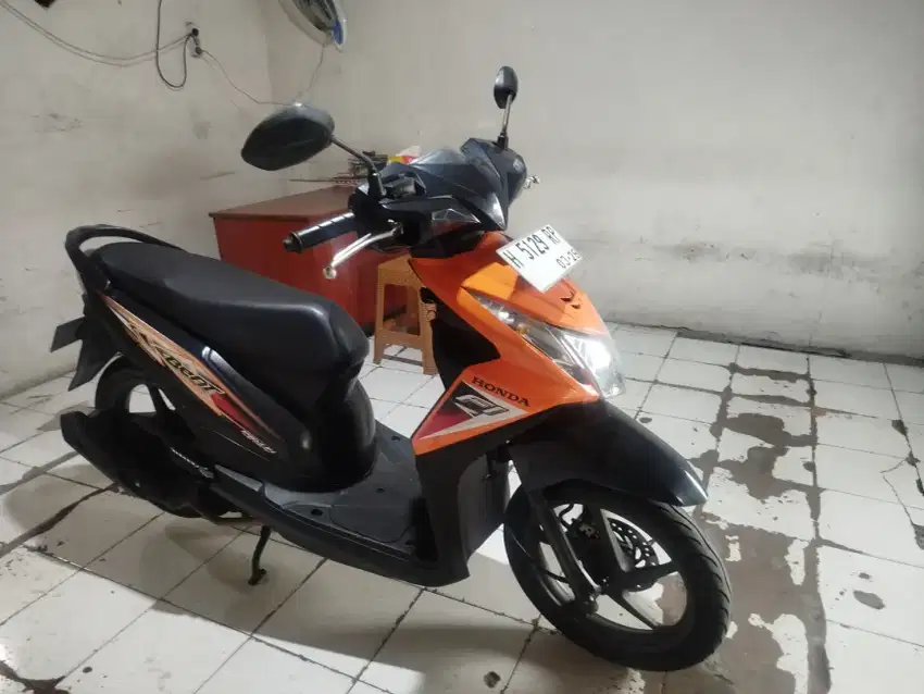 HONDA BEAT 2013 ,, ORANGE,, JARANG ADA