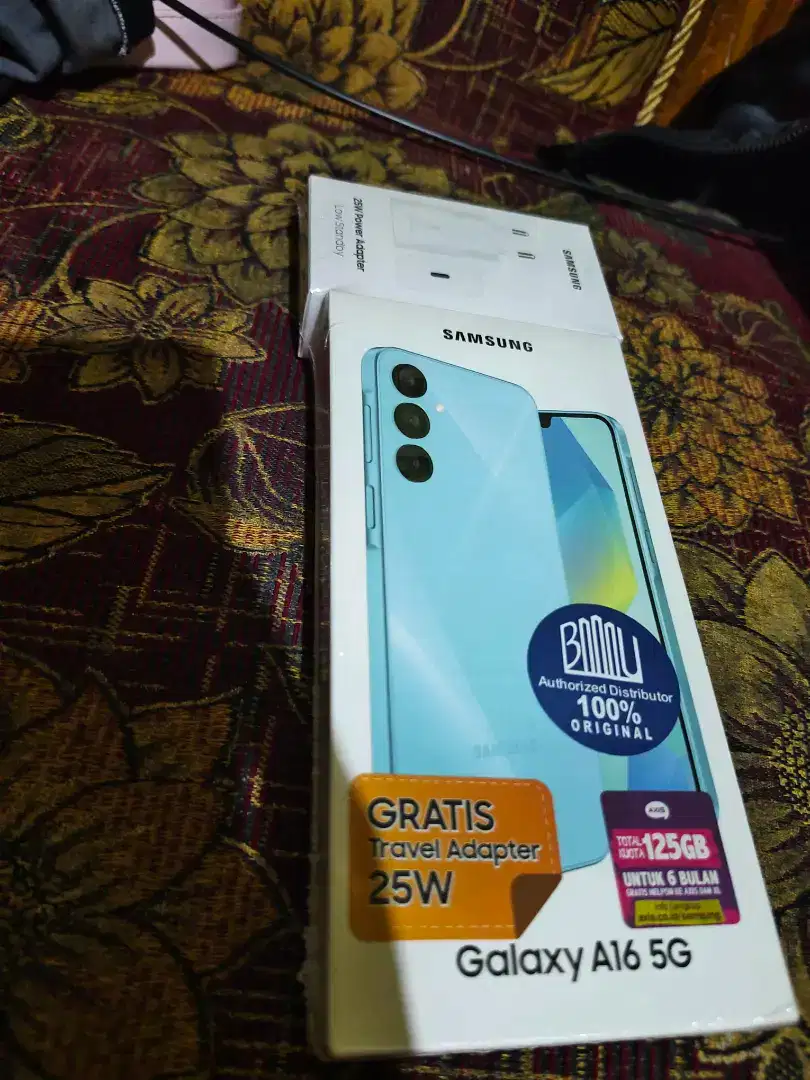 Baru segel Galaxy A16 5G Ram8/256gb Light Green Resmi sein 1tahun