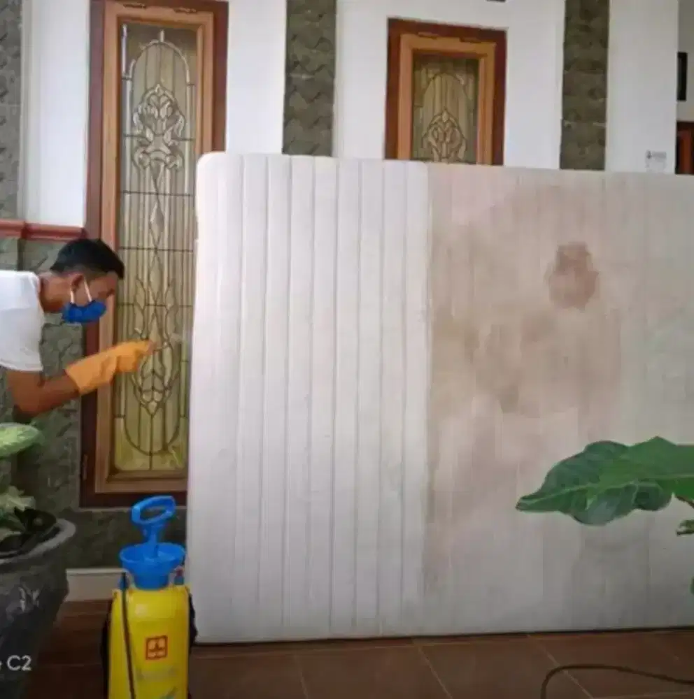 Jasa cuci sepringbed matras sofa bed menghilangkan noda
