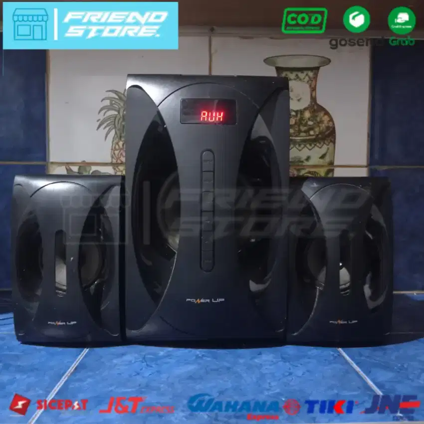 Speaker Aktif Subwoofer Power UP S08 Original (Second)