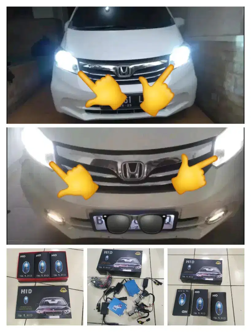 Hid honda Freed sama pasang dtmpt anda.