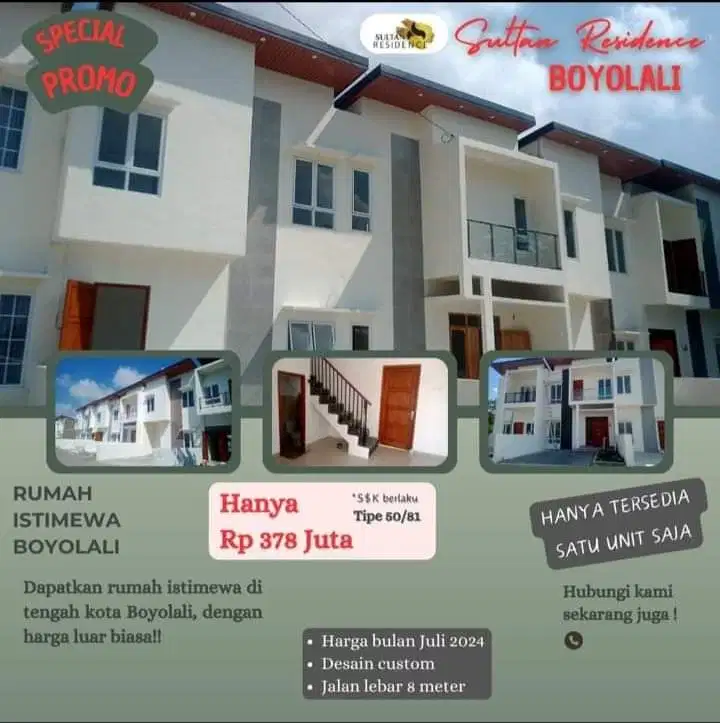 Promo Rumah 2 Lantai Boyolali