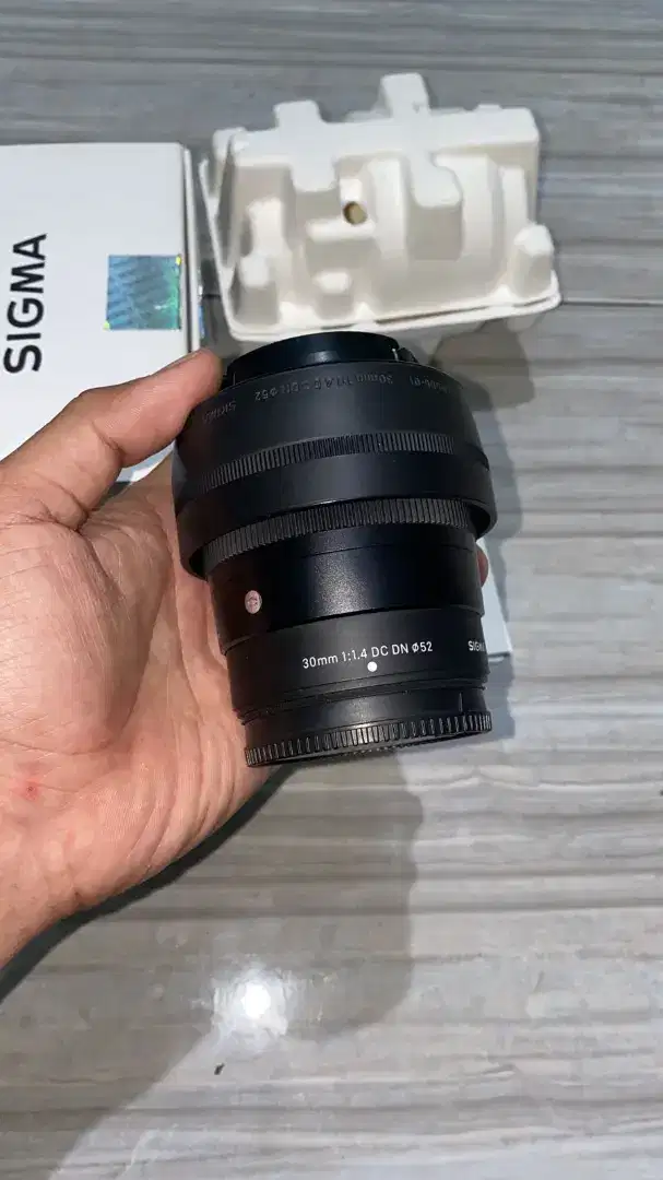 Sigma 30mm f1.4 fujifilm fullset