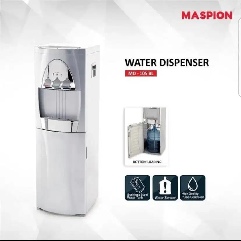 Dispenser Maspion MD 105 BL Galon Bawah