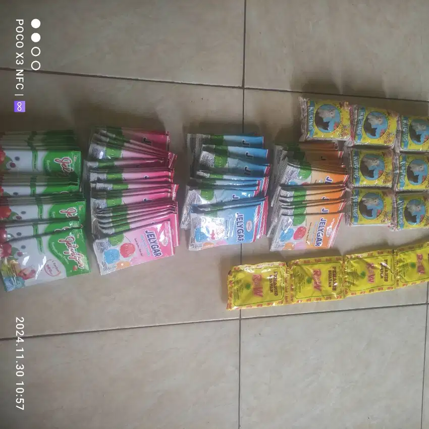 nutrijell, sagu mutiara, pemanis buatan