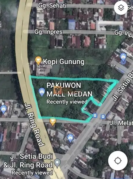 Good Investment Dijual Tanah Kavling 1.3 Hectar Pakuwon Mall Medan