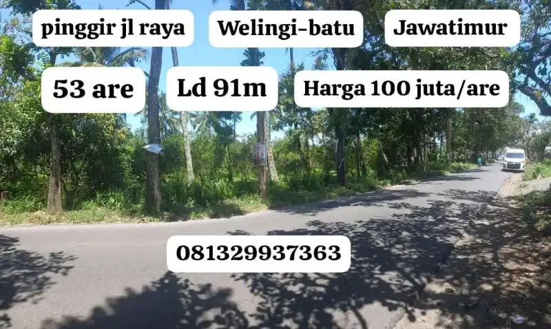 tanah pinggir jalan buat usaha, pom bensin, gudang dll