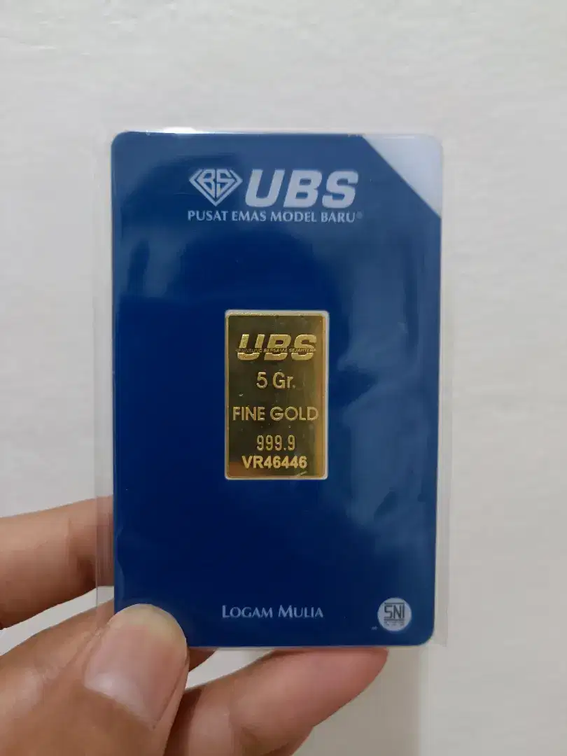 Logam Mulia UBS 5 gram Milik Pribadi