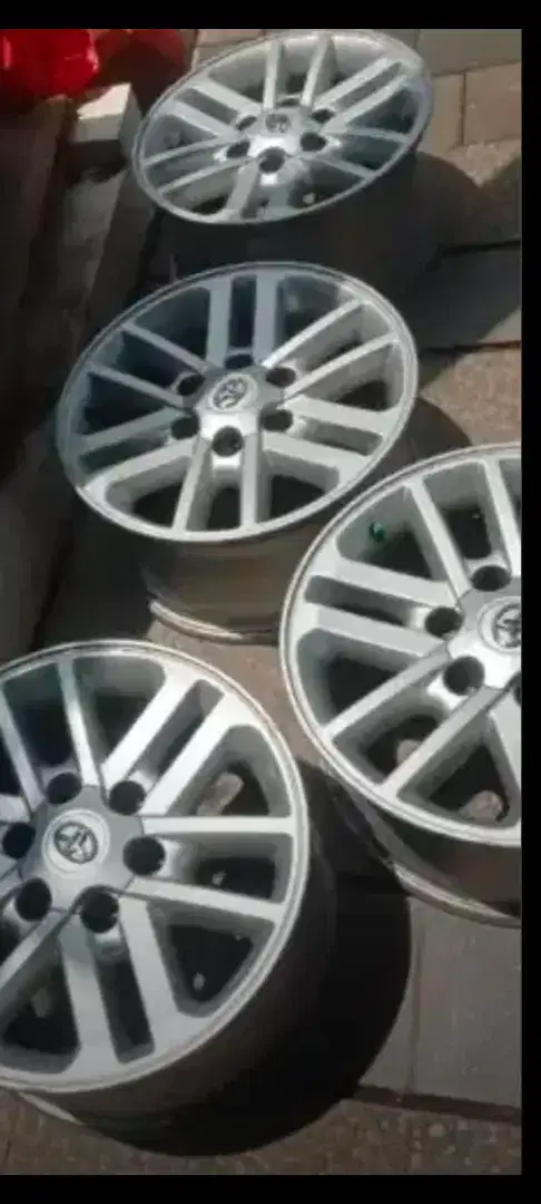 Velg Racing R 17 Asli Copotan Toyota Fortuner Vnt 2014 Original Antik