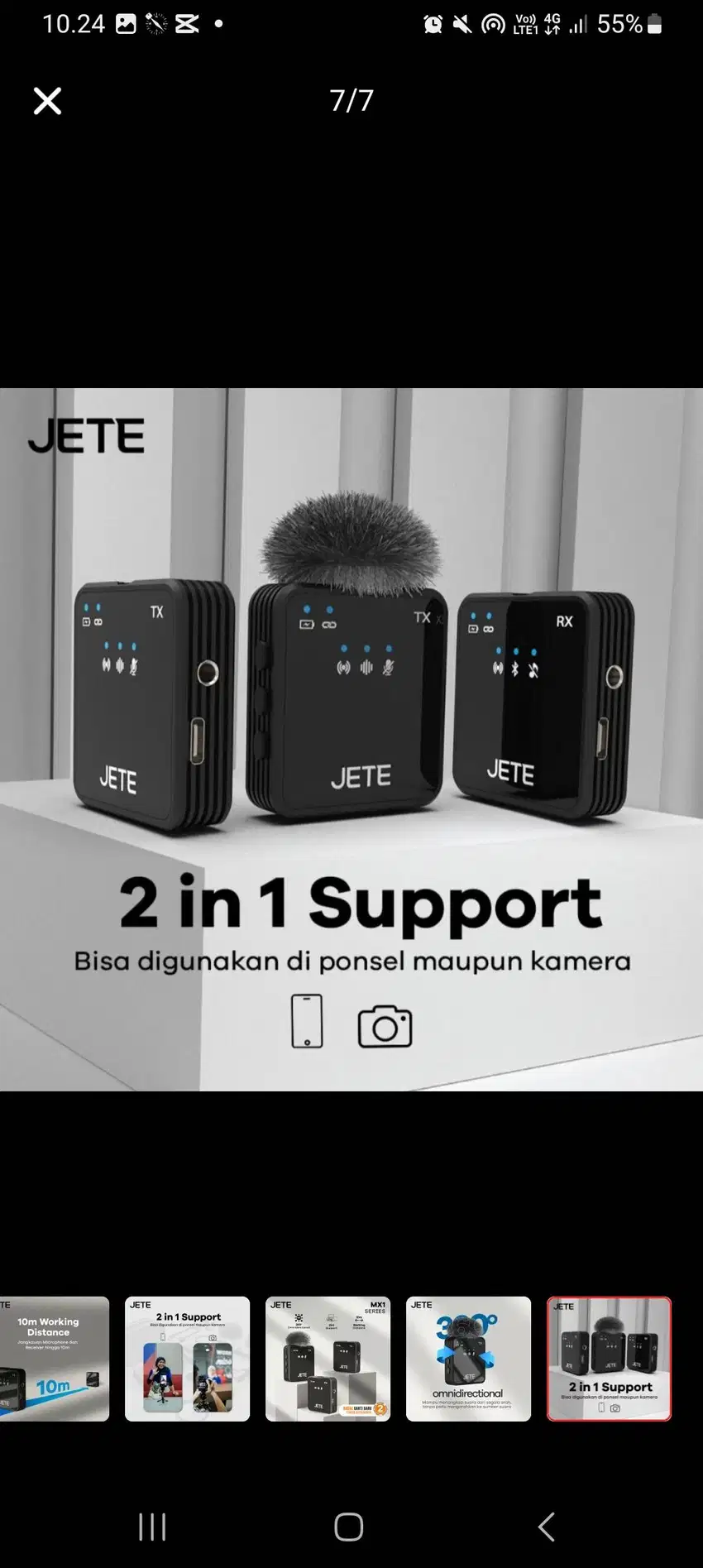 Michropone Wireless MX1 Series JETE