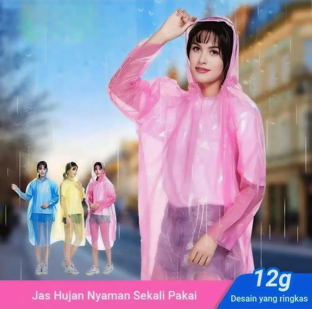 Jas Hujan Sekali Pakai Anti Air