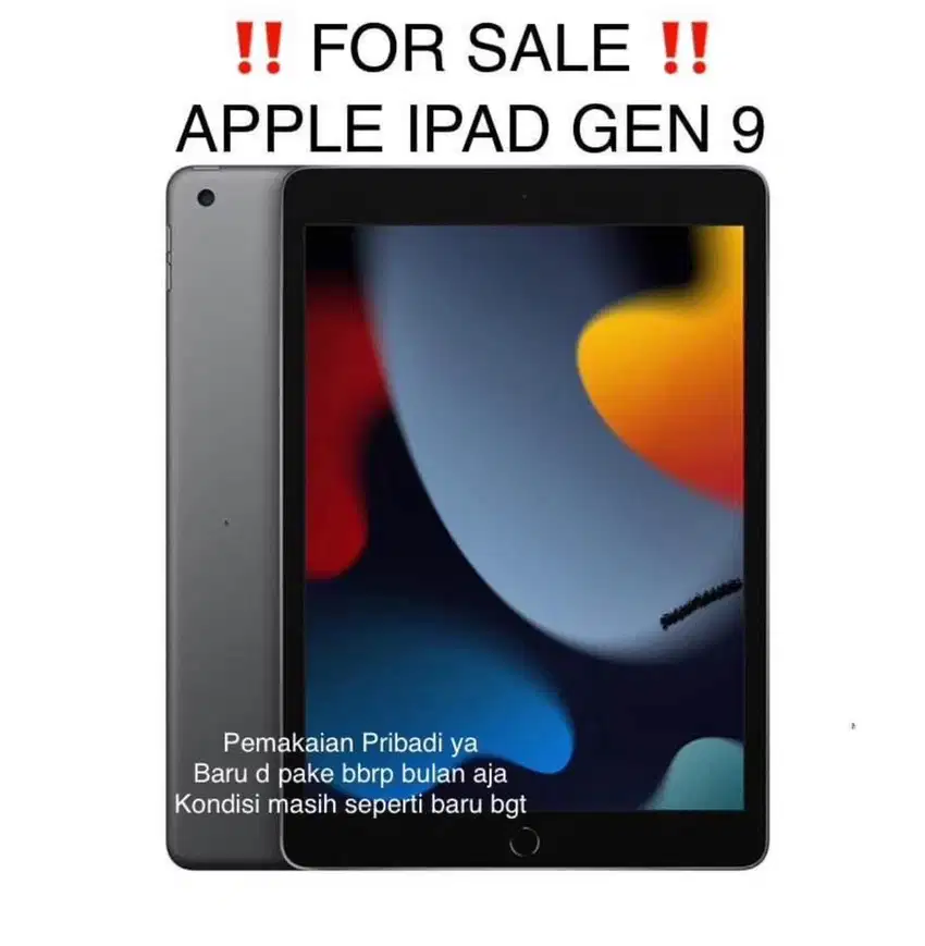 APPLE IPAD GEN 9