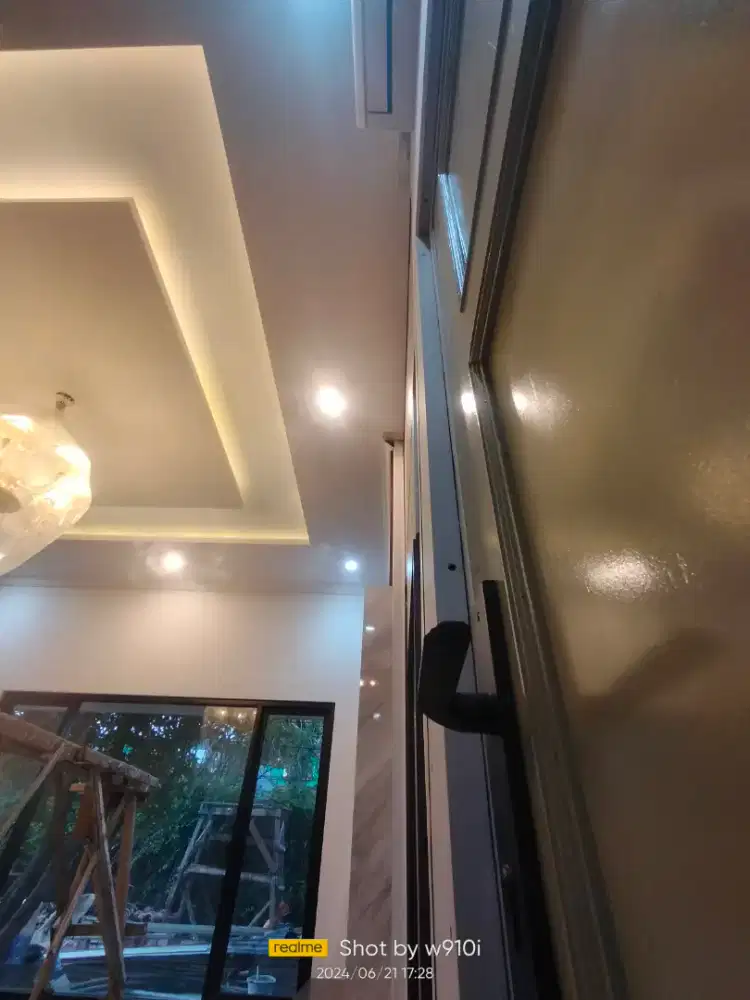 Rangka sampai nutup plafon gypsum murah