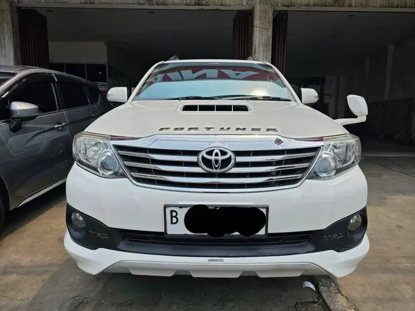 Toyota Fortuner VNT TRD At 2013 Putih Plat Ganjil Terawat