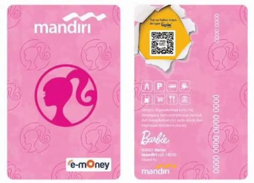 EMONEY MANDIRI EDISI BARBIE LIMITED EDITION