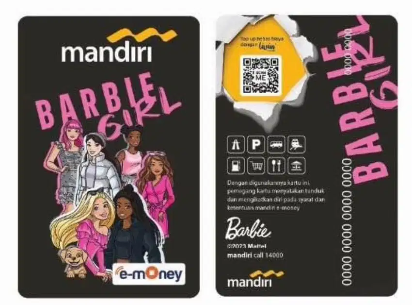 E-MONEY MANDIRI EDISI BARBIE LIMITED EDITION