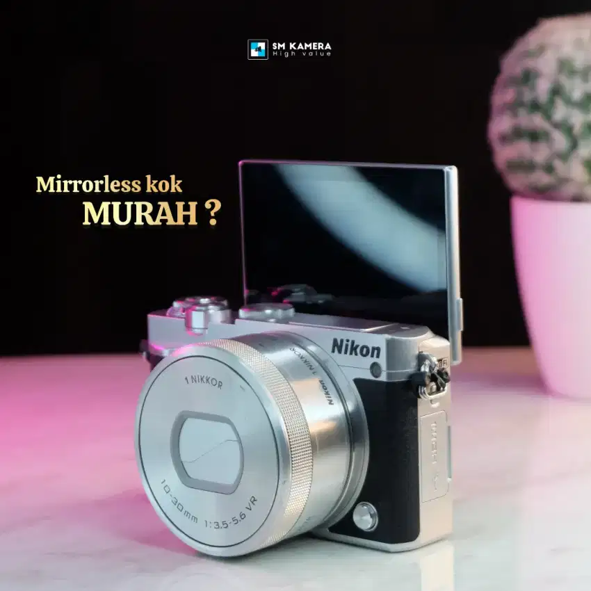 SUDAH 4K? MIRRORLESS NIKON J5 NIKON J1 KAMERA MURAH MIRRORLESS