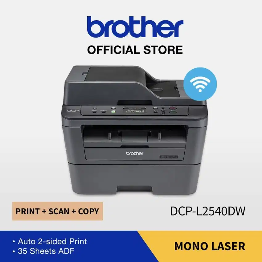 BROTHER Printer Laser Monochrome DCP L2540DW PRINT SCAN COPY WIFI F4