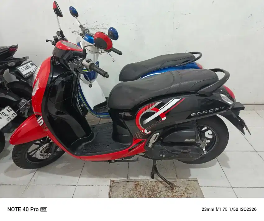 scoopy th 2021 samping kompelik Andika hairi motor sultan Adam bjm