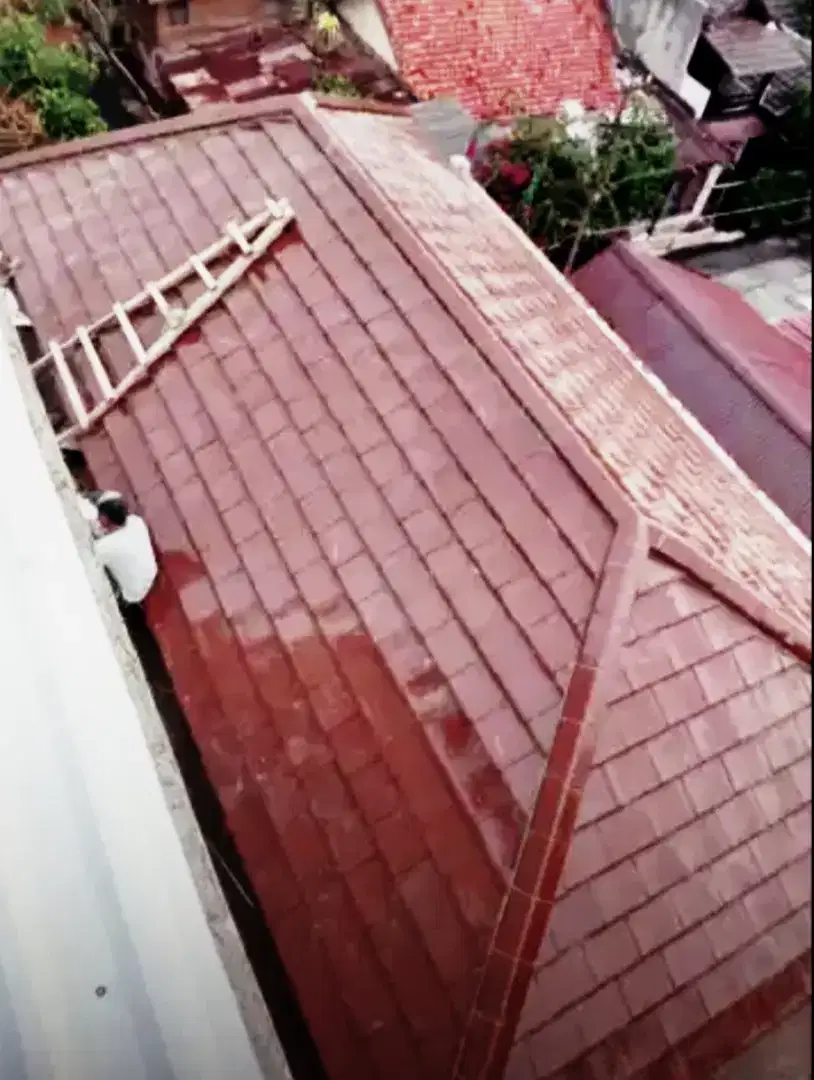 Bongkar pasang rangka Atap bajaringan