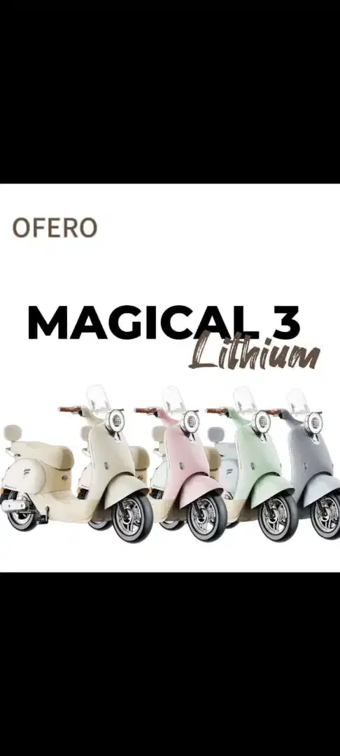 E-BIKE SEPEDA LISTRIK OFERO TIPE MAGICAL3LIT || SPEED 42KM/H POWER600W