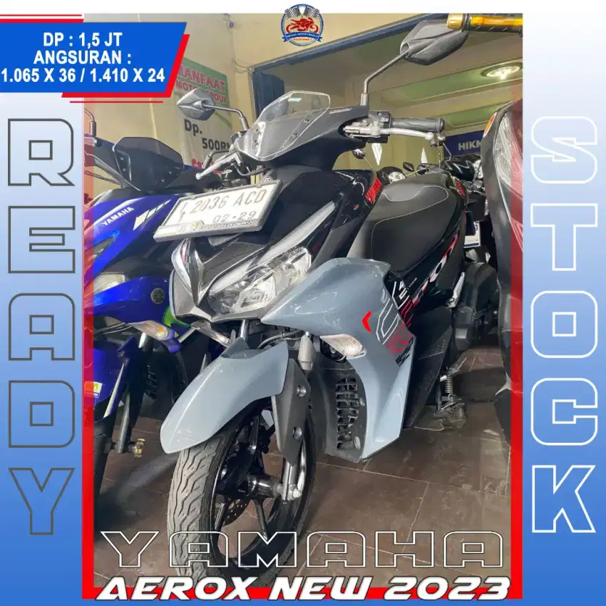 YAMAHA AEROX NEW 2023 PLAT L MURAH POLL HIKMAH MOTOR KEPUH MALANG