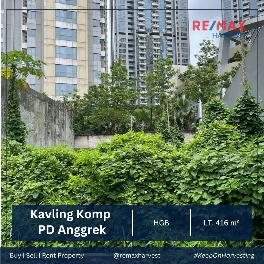 DIJUAL MURAH KAVLING PD ANGGREK LUAS TANAH 416 M2 JAKARTA BARAT