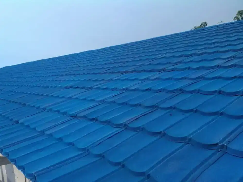 Bongkar pasang rangka Atap bajaringan Atap spandek pasir