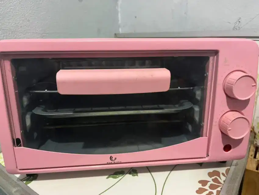 Oven listrik mini microwave(warna Pink )