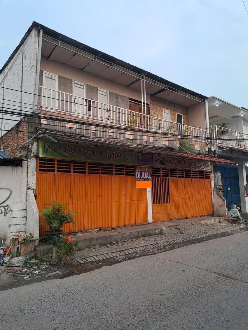 Dijual Cepat Rumah Plus 2 Ruko Pinggir Jalan Dekat Pasar Cikande