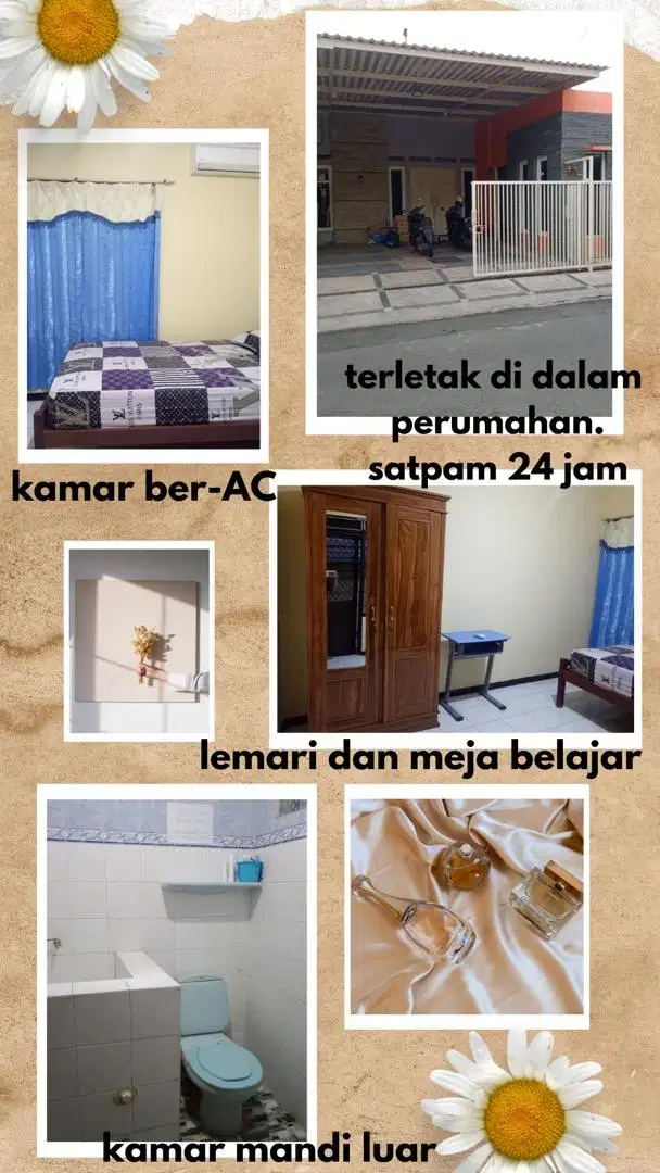 disewakan kamar kost putra