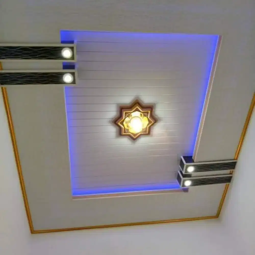 Plafon PVC Terpasang berikut bahan