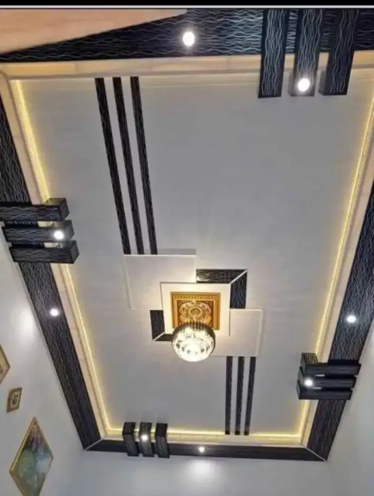 Plafon PVC Terpasang berikut bahan