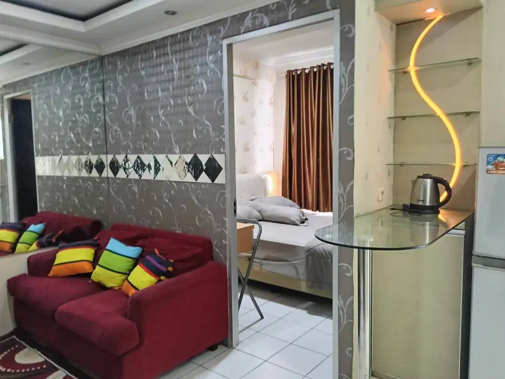 Disewakan Apartement Pancoran Riverside 2KT dan 1KM Full Furnished