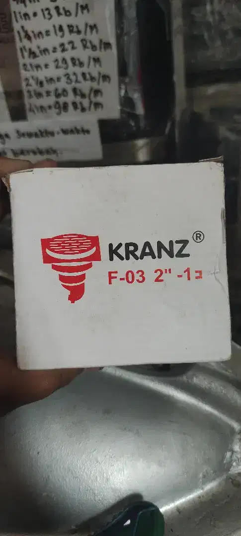 FLOOR DRAIN KRANZ F03 SARINGAN LANTAI KAMAR MANDI ANTI KECOA
