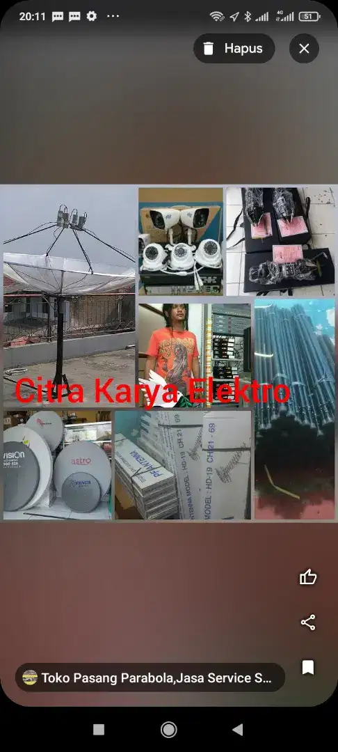 Setting Service Ciracas & Pasang Baru AntenaTv Parabola