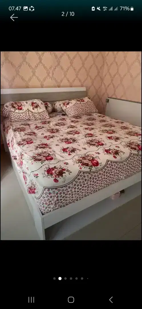 Set kasur spring bed matras dan divan minimalis