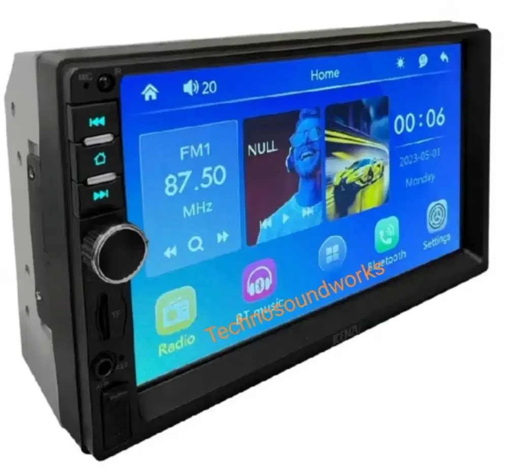 Kenzu semi Android Xpander Tv 7 in + konek kamera mundur