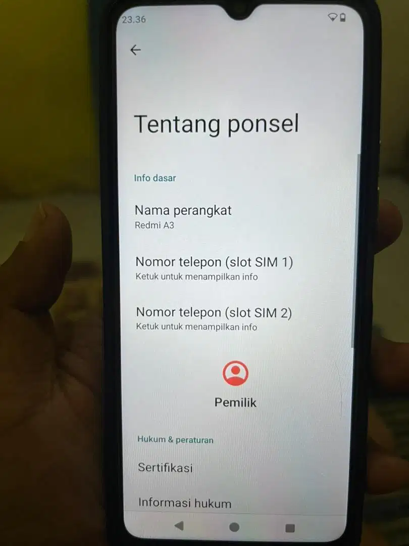 Redmi A3 - Baru beli sehari