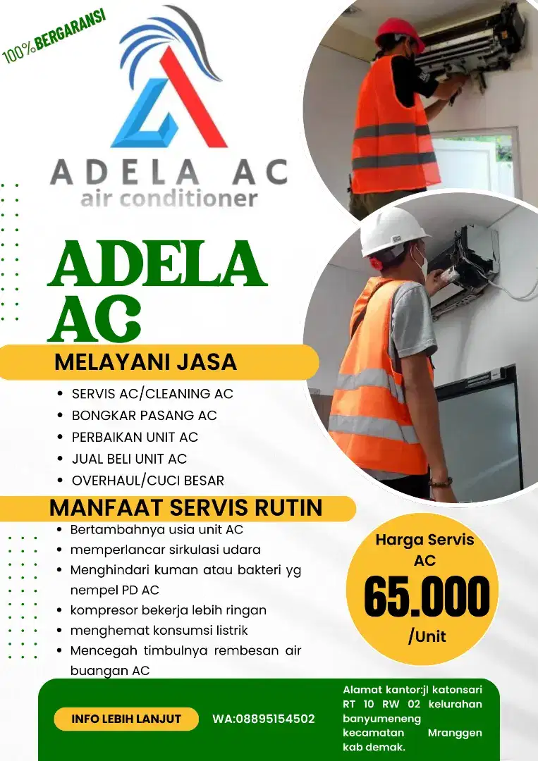 Jasa servis ac Semarang demak