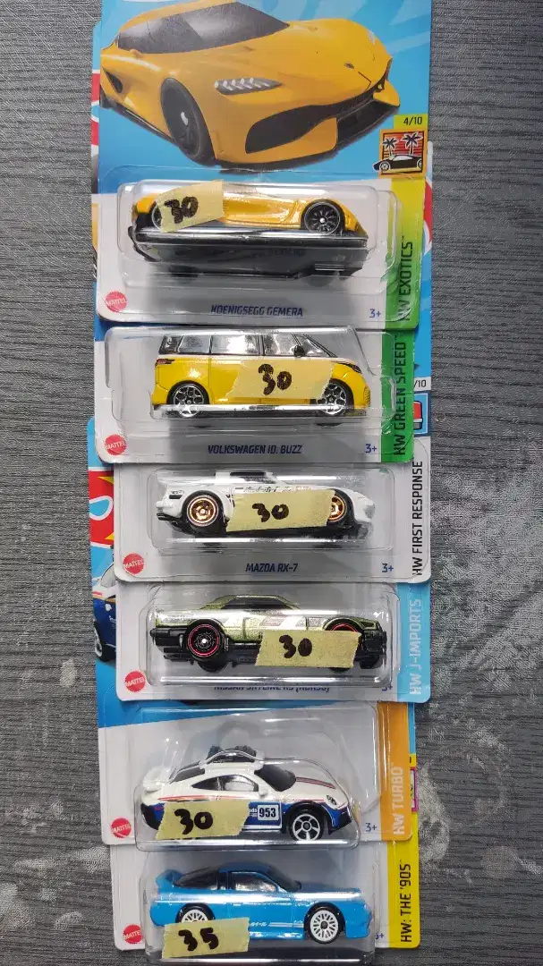 Hotwheels koenigseg vw mazda skyline nissan