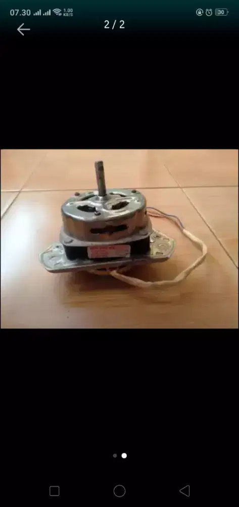 Motor pengering mesin cuci national