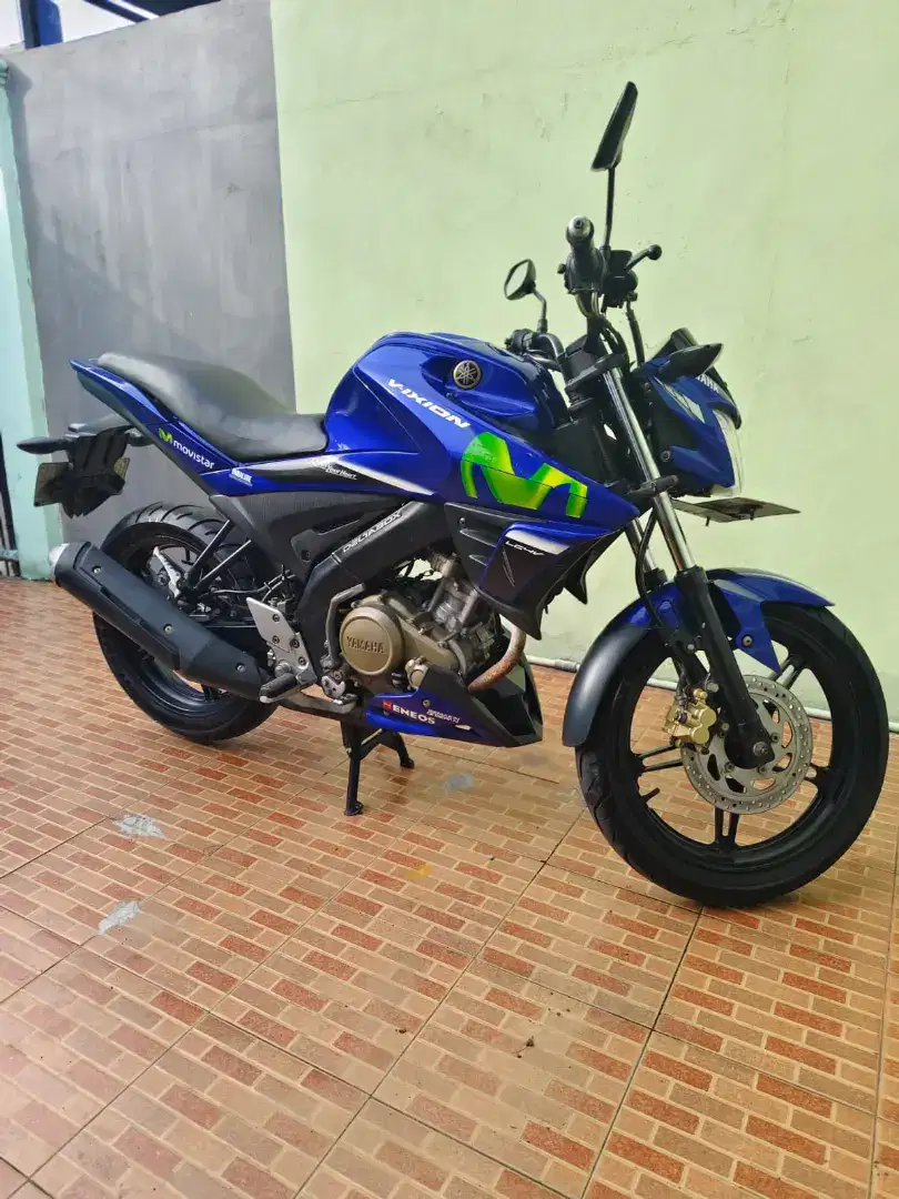 YAMAHA VIXION  MOVISTAR TH 2017 MULUS GRESS