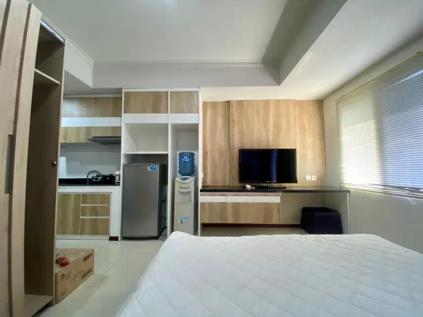 studio full furnish sewa bulanan,tahunan Apt.Royal mediterania garden