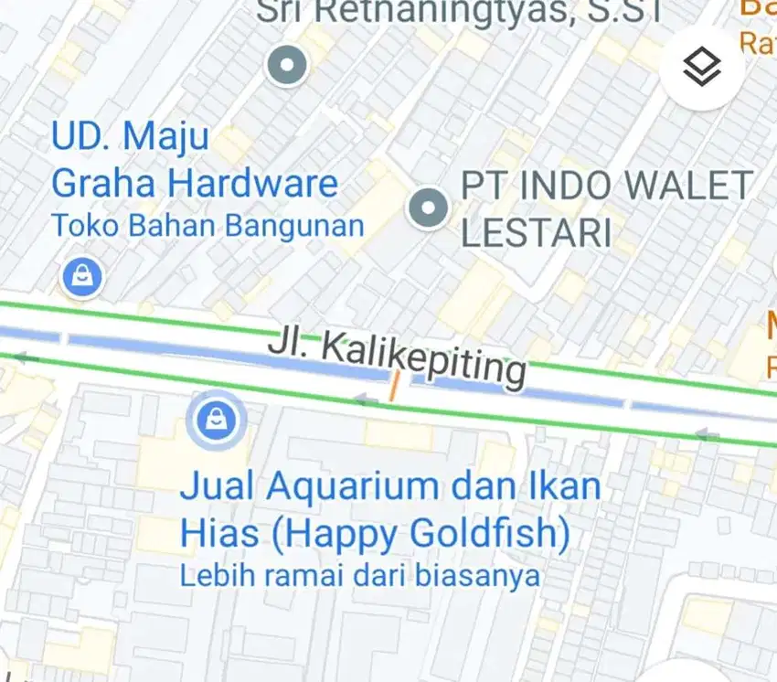 Dijual tanah murah di Ry. Kalikepiting, nol jalan kembar