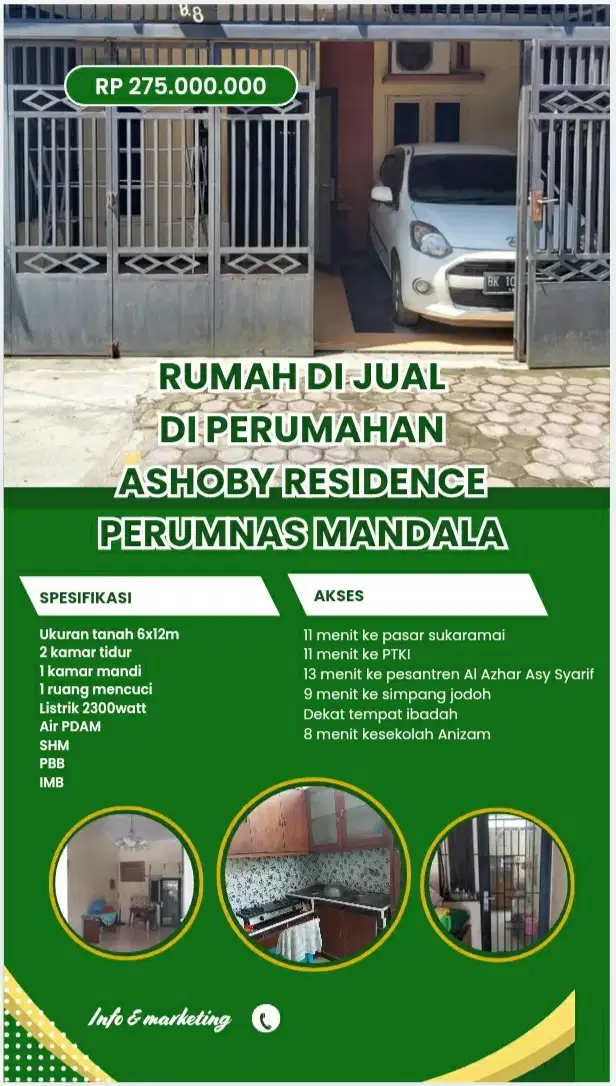 Di jual rumah di perumnas mandala